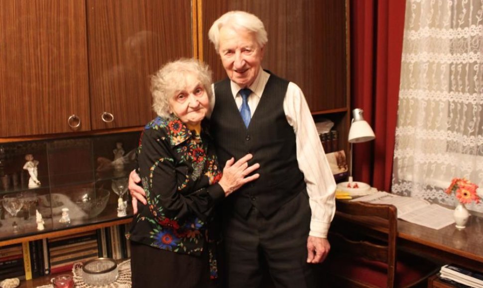 86 metų Veronika ir 92 metų sulaukęs Vytautas Rutkauskai