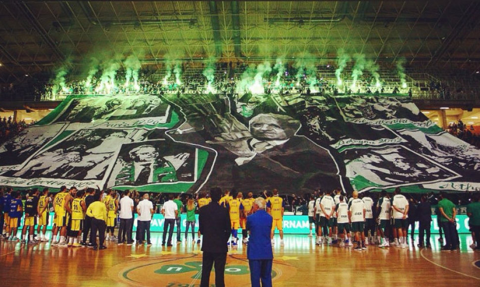 Atėnų „Panathinaikos“ sirgaliai 