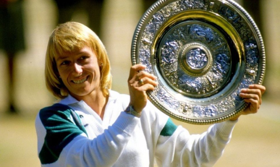 Martina Navratilova tapo daugkartine Vimbldono čempione