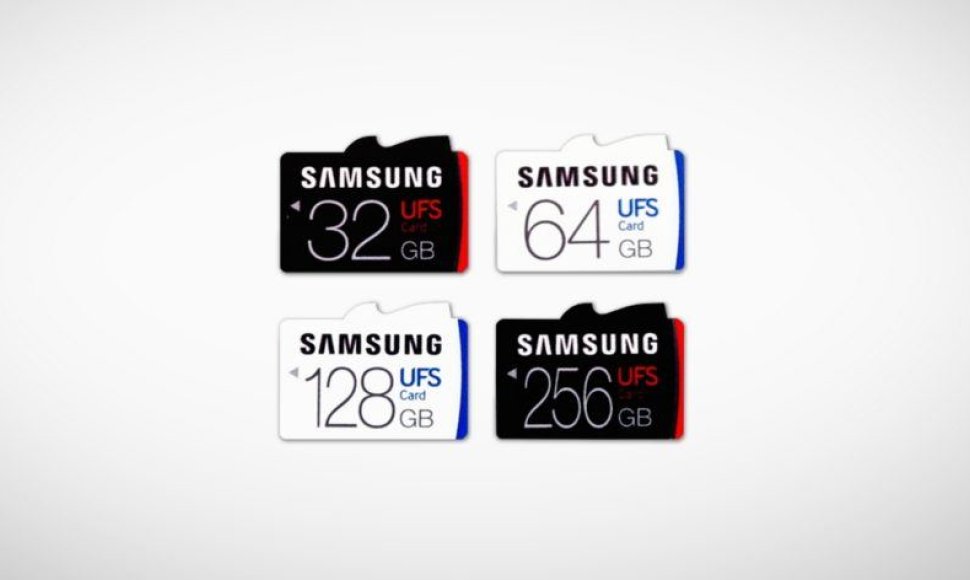 Naujosios „Samsung UFS“ kortelės