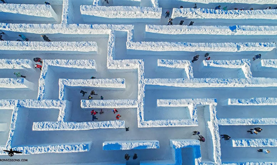 Sniego labirintas Zakopanėje