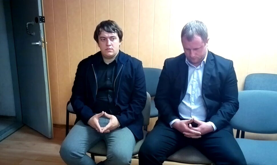 Gediminas Žemaitaitis (kairėje) ir Andrius Mikšta
