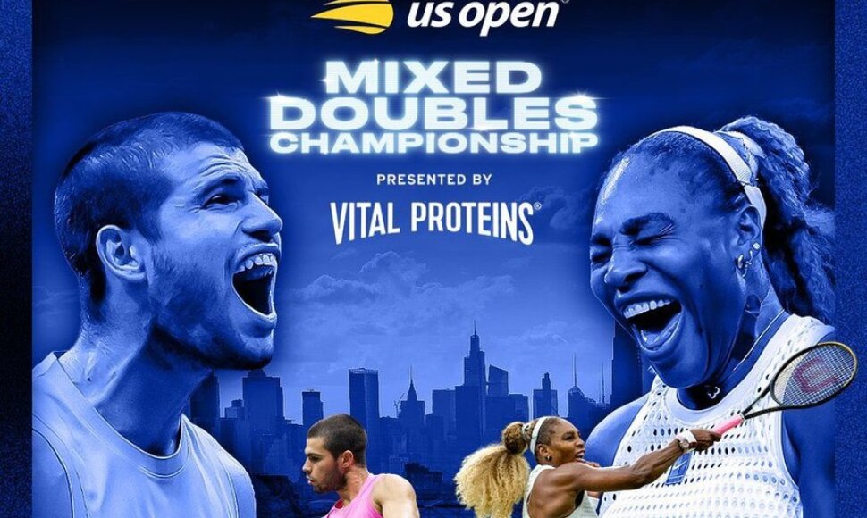 Carlosas Alcarazas ir Serena Williams