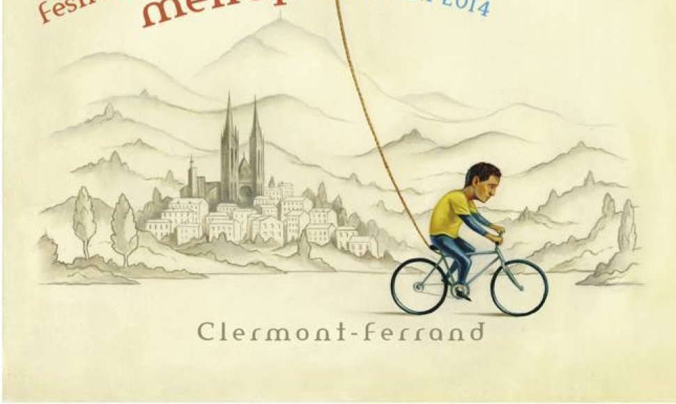 Clermont-Ferrand festivalio plakatas