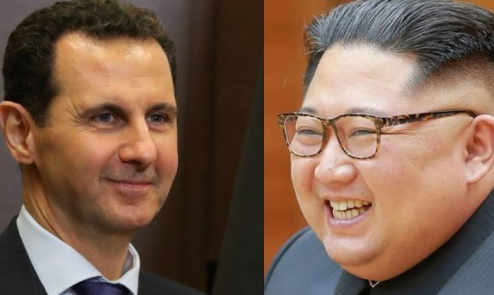 Basharas al Assadas ir Kim Jong Unas