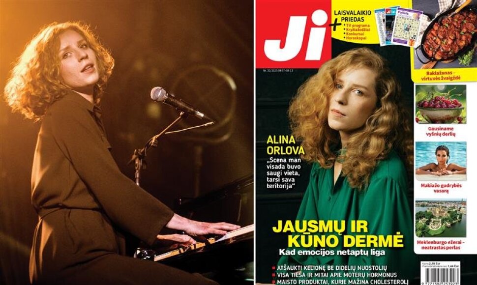 Alina Orlova ir žurnalo &bdquo;Ji&ldquo; vir&scaron;elis