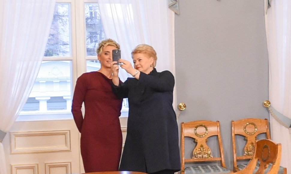 Rasa Tapinienė ir Dalia Grybauskaitė