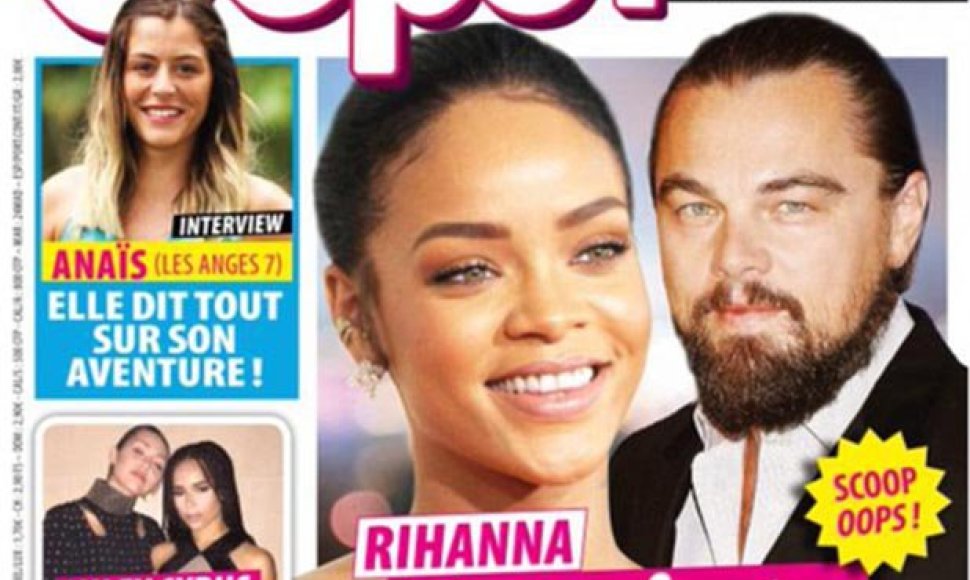 Prancūzų žurnalas „Oops“ paskelbė, esą Leonardo DiCaprio užtaisė Rihannai vaiką ir paliko ją