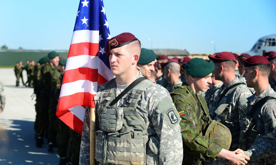 JAV karių kuopa jau yra Lietuvoje.