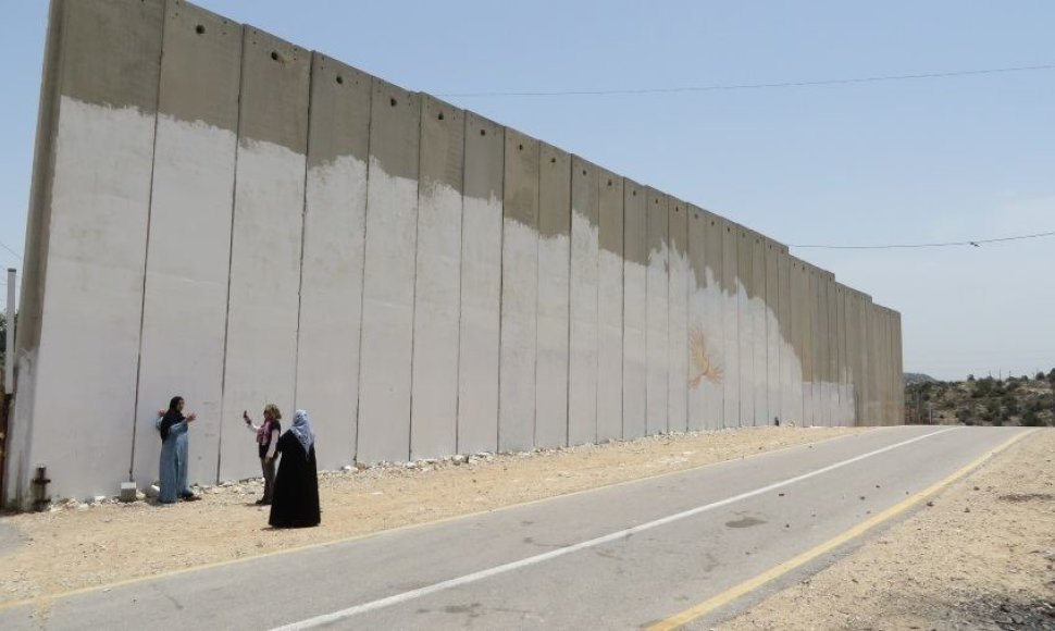 Šią 800 km ilgio sieną Tarptautinis teisingumo teismas Izraeliui dar 2004 m. įsakė nugriauti, tačiau Izraelis nuosprendžio nepaiso ir sieną toliau stato