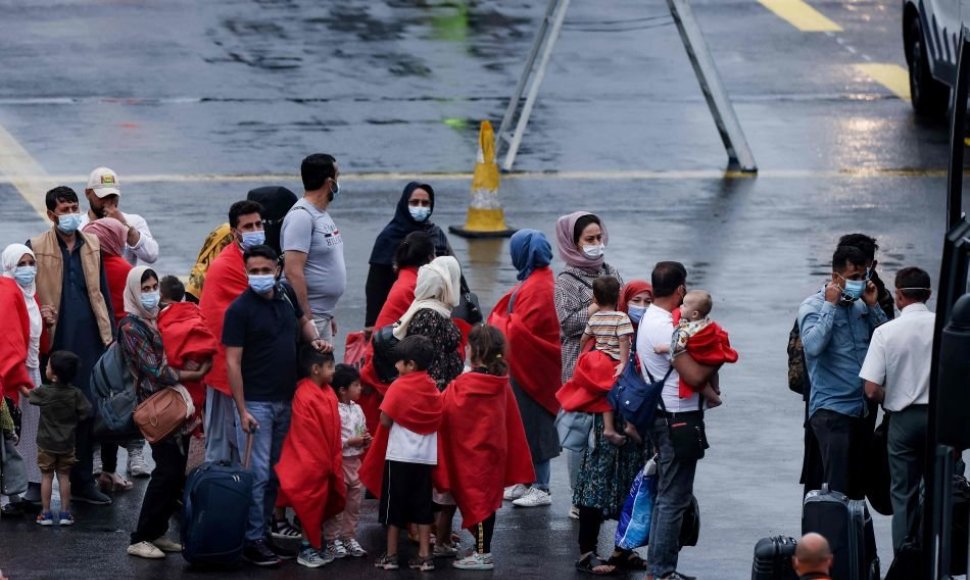 Į Belgiją evakuoti afganistaniečiai