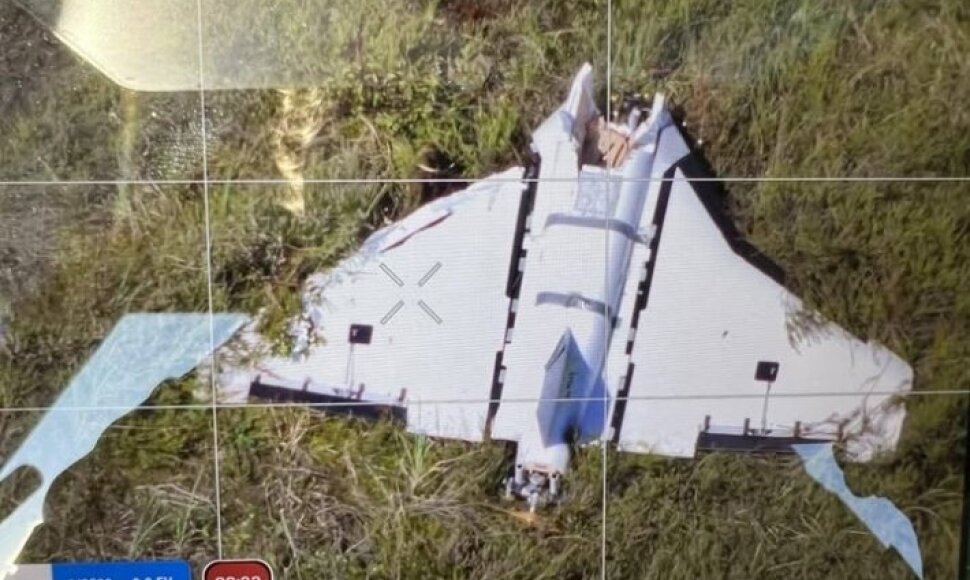 Gaižiūnų poligone nukritęs dronas
