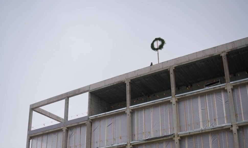 Panevėžio ligoninės Infekcinių ligų klinikos statybos sparčiai juda į priekį