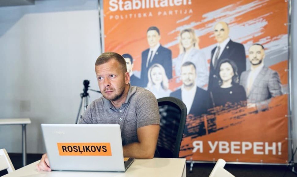 Rinkimų staigmena tapusios prorusiškos partijos „Už stabilumą!“ lyderis Aleksejus Roslikovas 