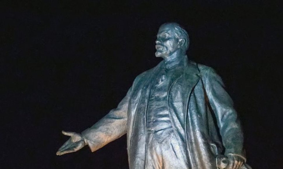 Charkove nuversta Leninino statula