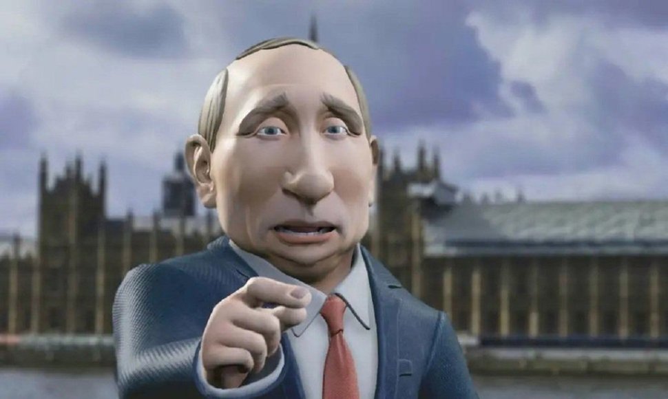 Virtualus V.Putinas ves BBC laidą