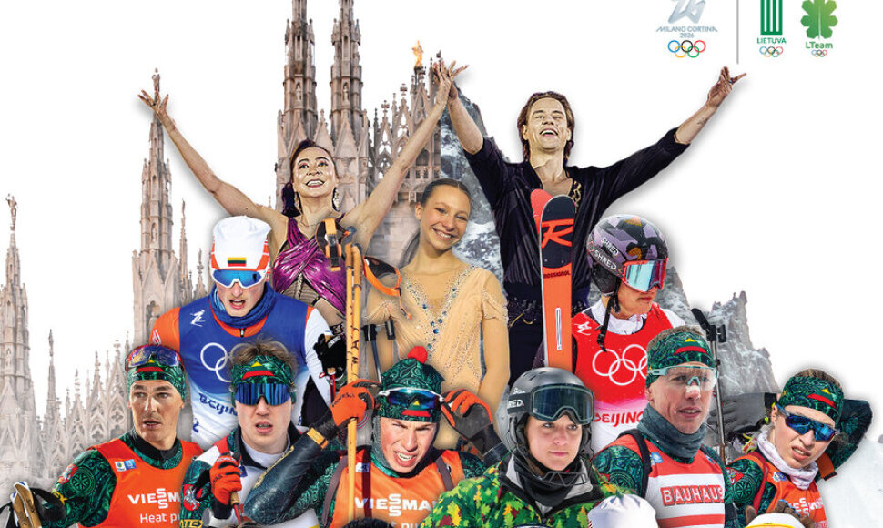 Rekordinė Lietuvos komanda Milano ir Kortinos žiemos olimpiadoje