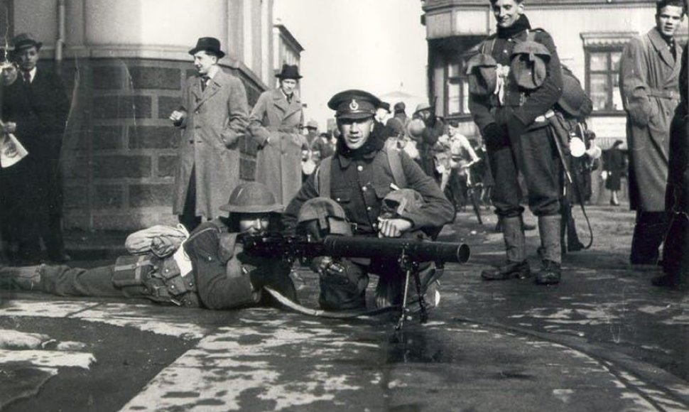 Britų kariai Reikjavike Antrojo pasaulinio karo metu