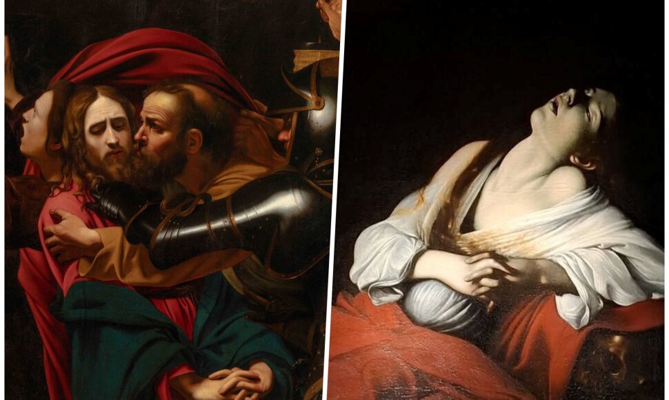 Caravaggio priskiriami darbai &bdquo;Kristaus suėmimas&ldquo; ir &bdquo;&Scaron;v. Marijos Magdalietės ekstazė&ldquo;