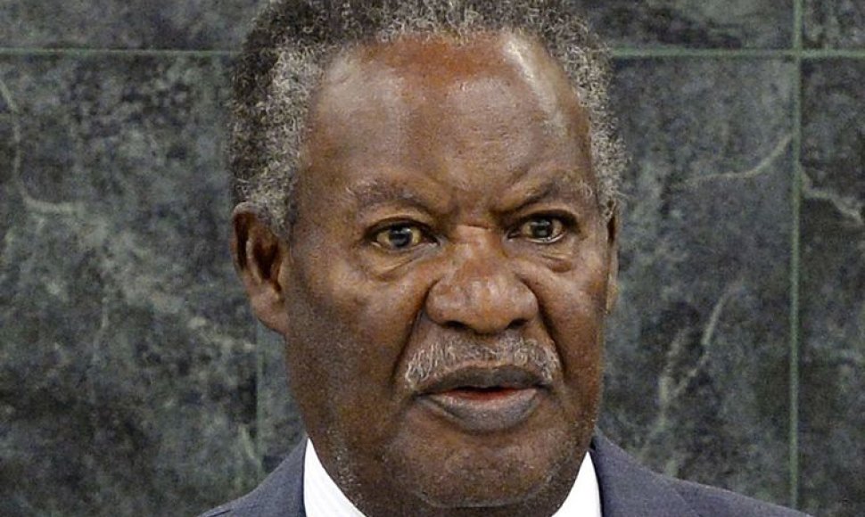 Zambijos prezidentas Michaelas Sata