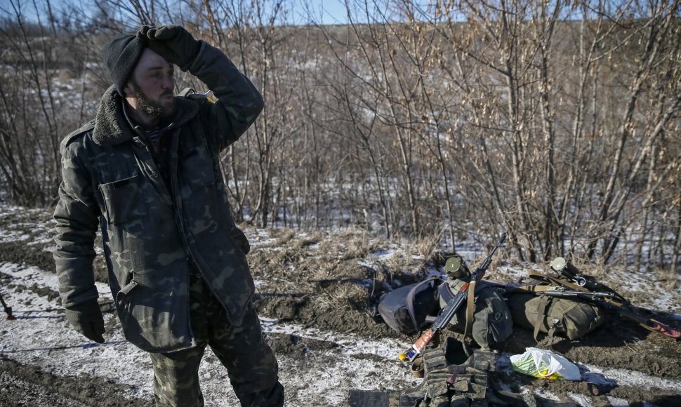 Ukrainos kariai palieka Debalcevę