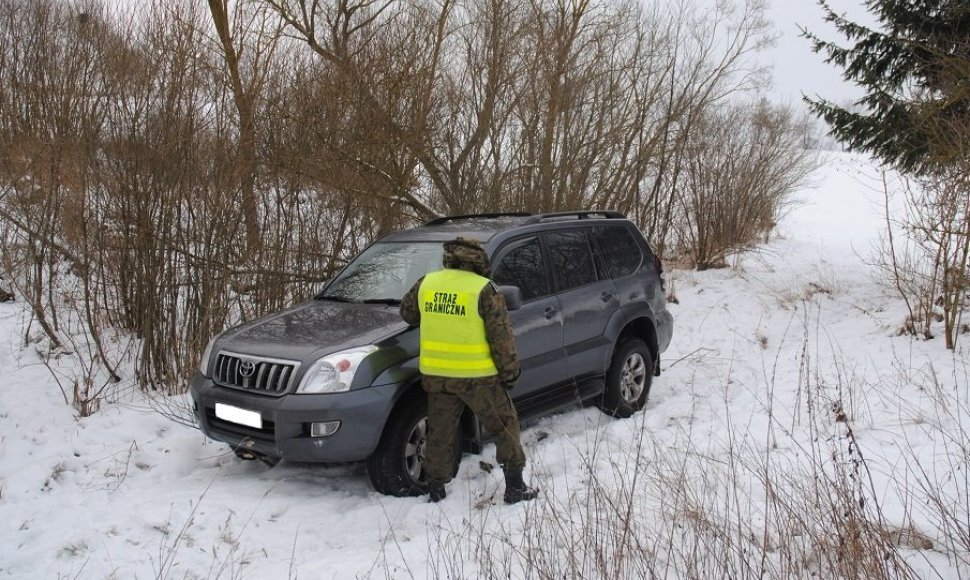 Lenkijoje sulaikytas lietuvis su vogta „Toyota“
