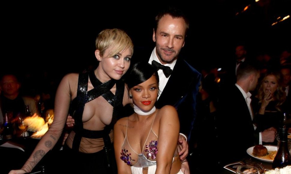 Miley Cyrus, Rihanna ir Tomas Fordas