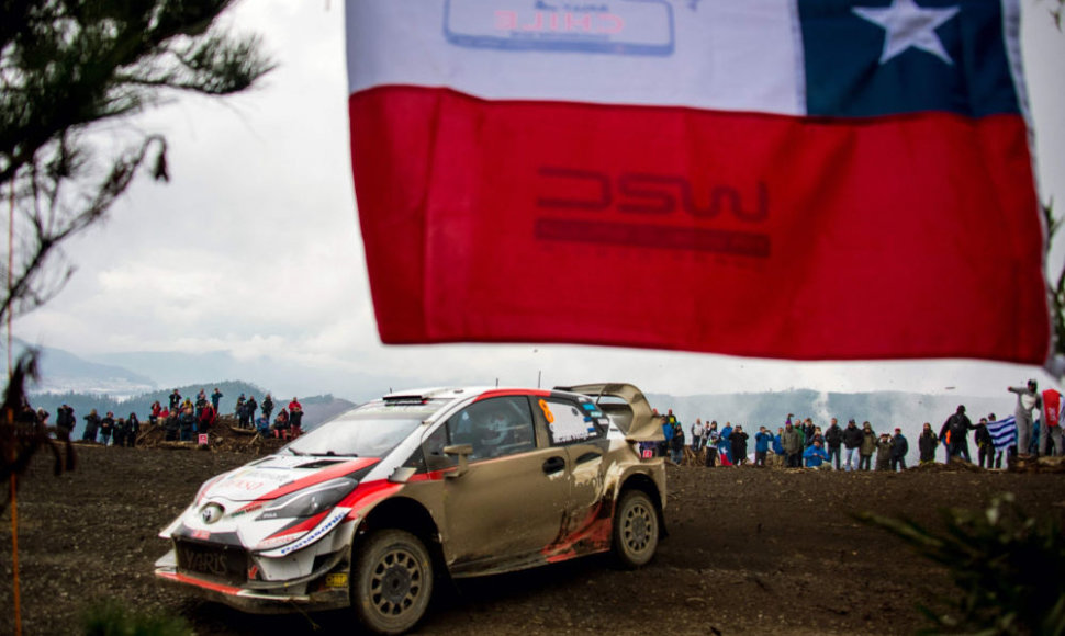 WRC Čilės etape nugalėjo Ottas Tanakas