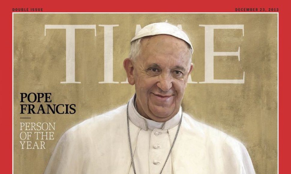 Žurnalas „Time“ metų žmogumi paskelbė popiežių Pranciškų.
