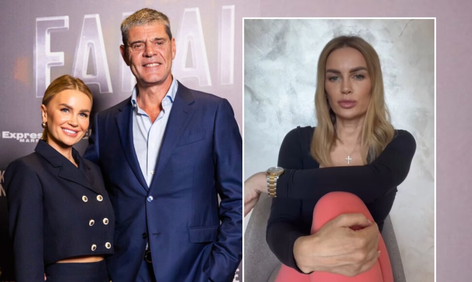 Kristina Meseguer su vyru Enrique