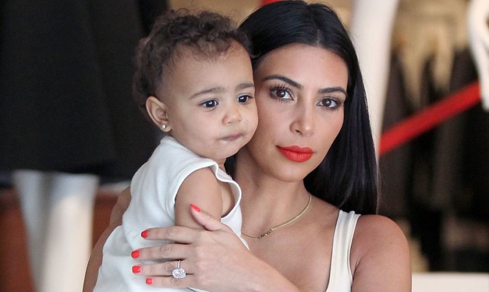 Kim Kardashian su dukra North