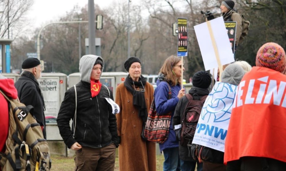 Kairiųjų radikalų protestas Miunchene