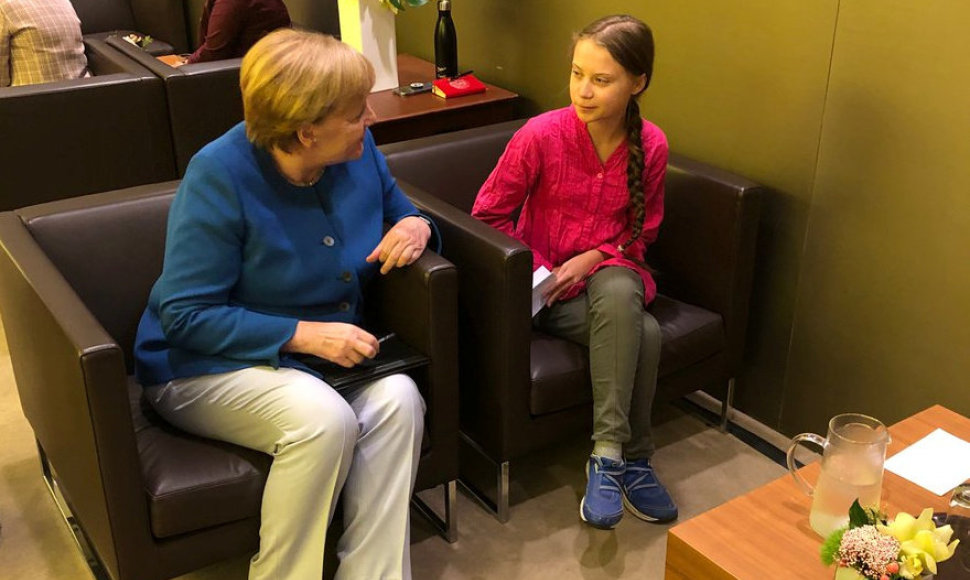 Angela Merkel, Greta Thunberg