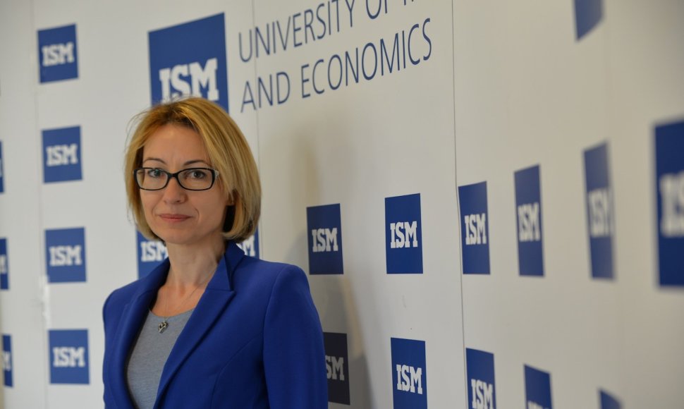 ISM Vadybos ir ekonomikos universiteto studijų prorektorė Viltė Auruškevičienė