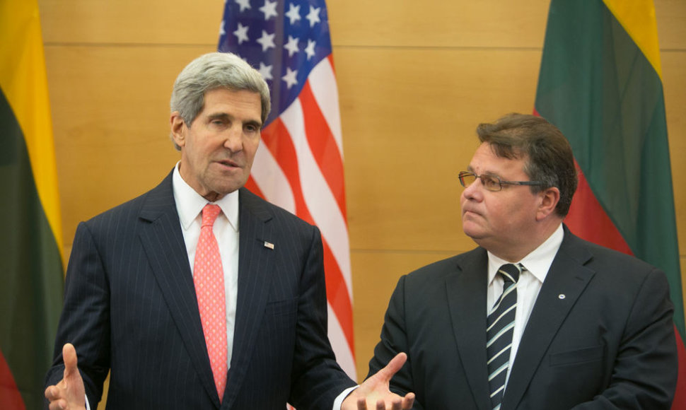 Johnas Kerry ir Linas Linkevičius