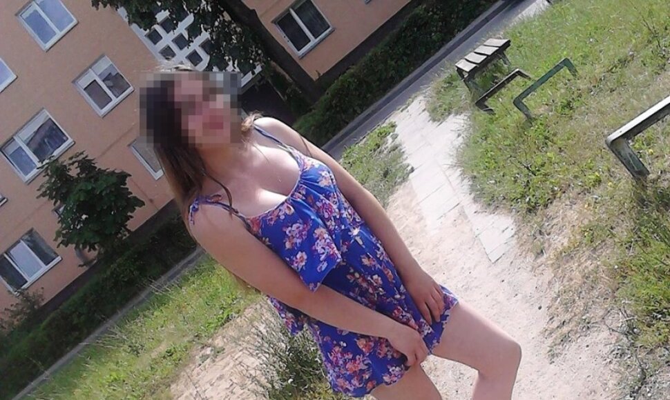 Socialiniuose tinkluose prie skelbimo apie dingusią paauglę buvo viešinama ši nepilnametės nuotrauka