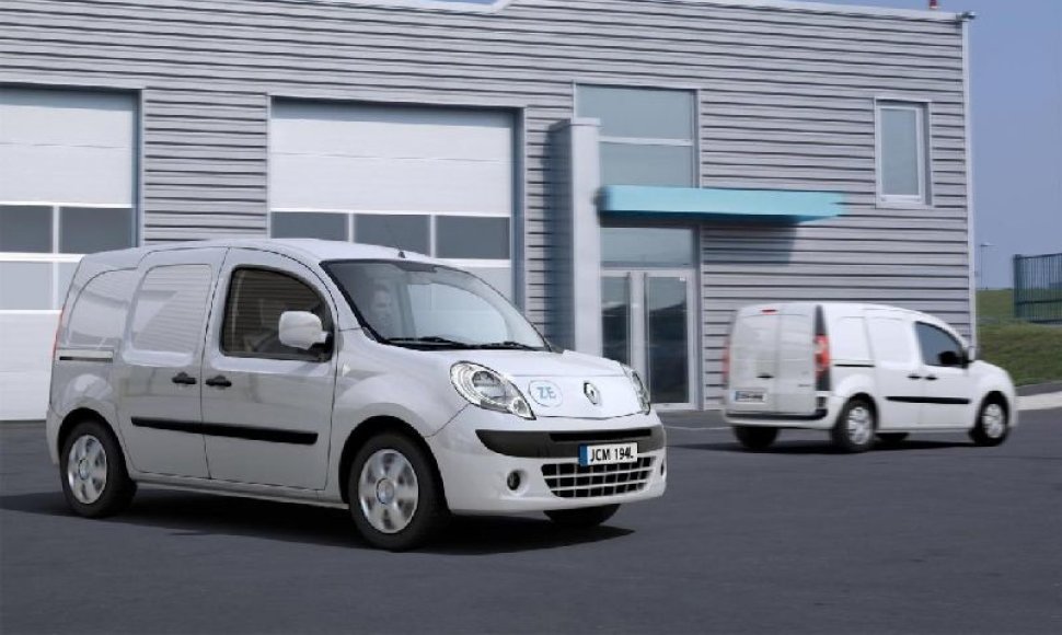 „Renault Kangoo Express Z.E“ puikiai tiks karštoms bandelėms išvežioti