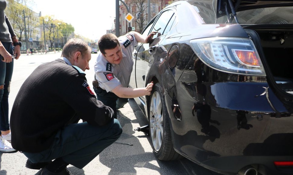 Kauno policininkų pagalba 