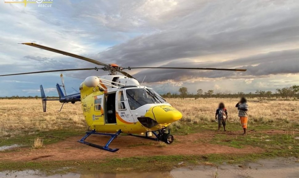 Australijoje po 12 valandų išgelbėti keliautojai, kai jų draugai dėl pagalbos nuėjo 50 km