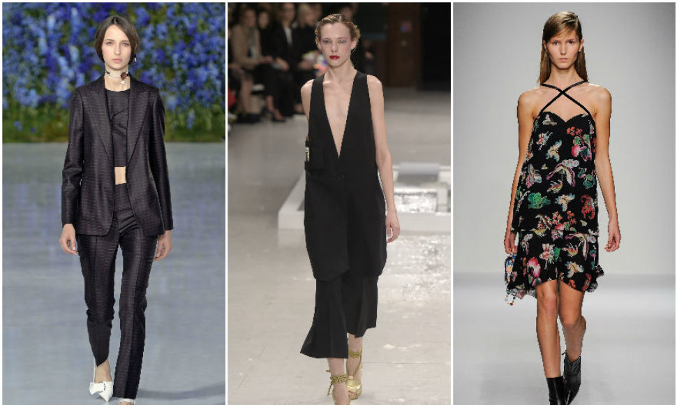 „Dior“, „Chalayan“, „Andrew Gn“ kolekcijų modeliai