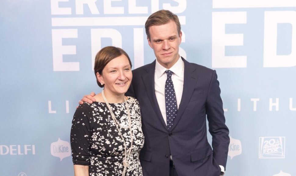 Gabrielius Landsbergis su žmona Austėja Landsbergiene