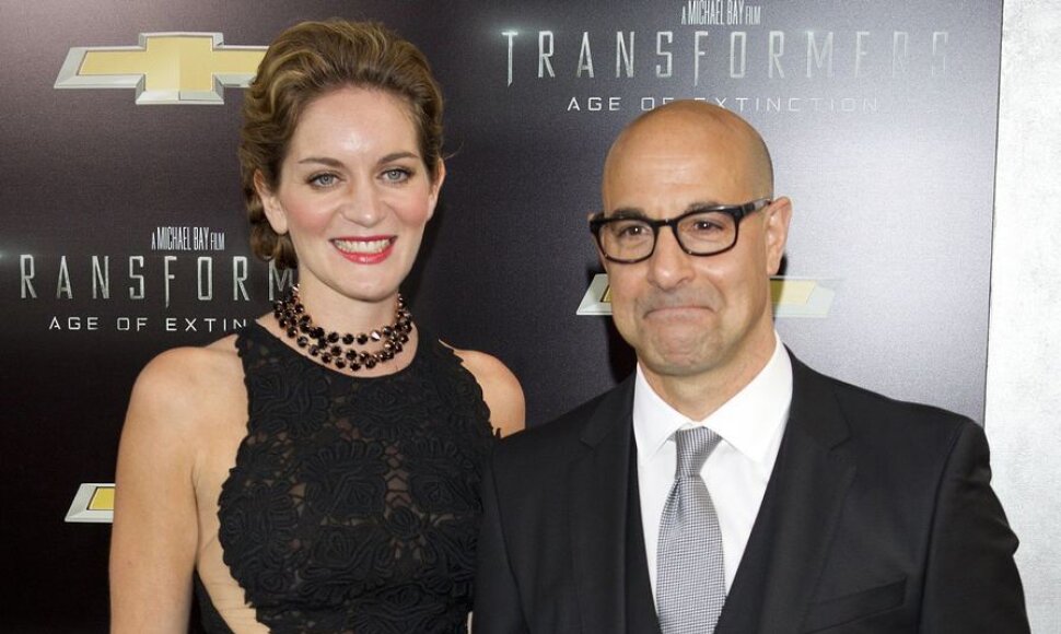 Stanley Tucci su žmona Felicity Blunt