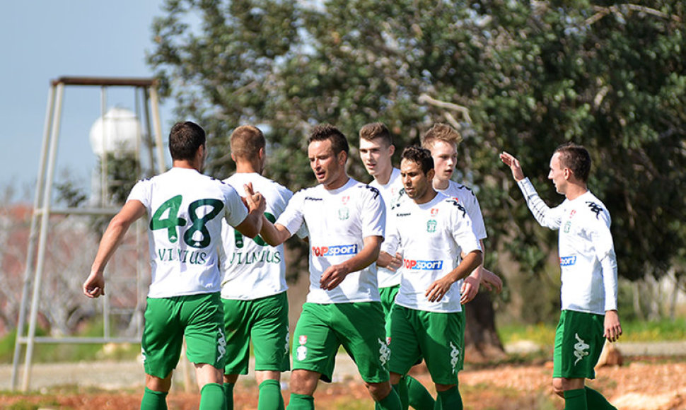 Vilniaus „Žalgirio“ futbolininkai Kipre