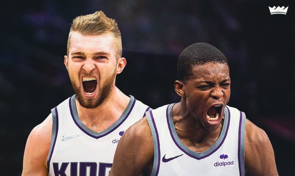 Domantas Sabonis ir De‘Aaronas Foxas