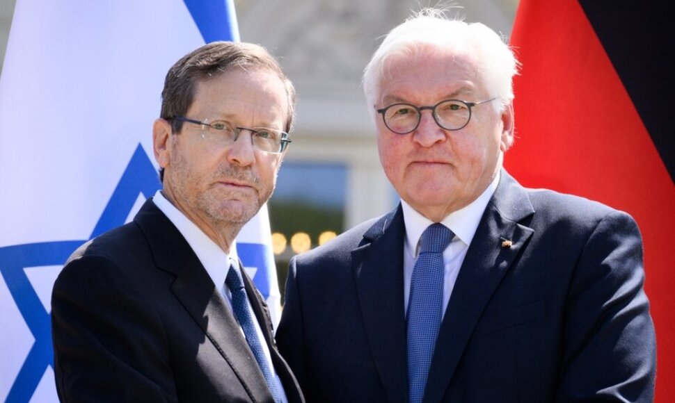 Izraelio ir Vokietijos prezidentai / Bernd von Jutrczenka / dpa/picture-alliance
