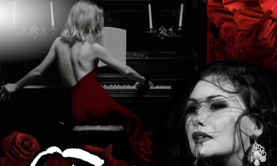 Pianistė Anna Ushakova kartu su temperamentingąja ispani&scaron;ko &scaron;okio meistre Marina De Flamenco