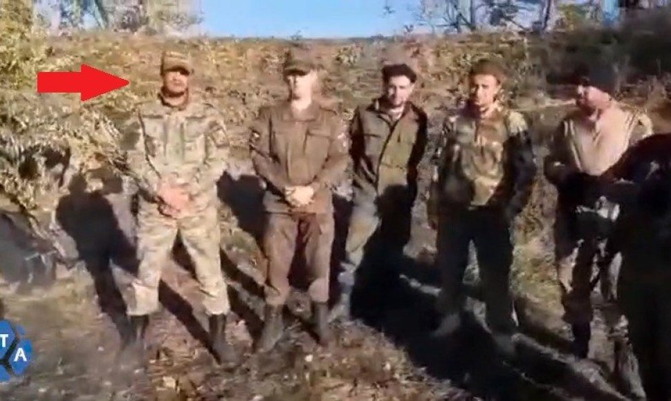 Mobilizuoti Rusijos kariai įrašė vaizdo įrašą
