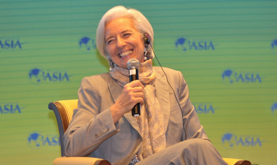 Christine Lagarde Hainane, Kinijos provincijoje, kasmetinėje Boao konferencijoje. 