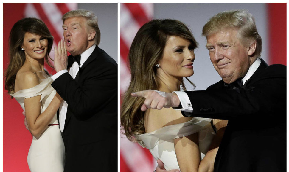 Donaldas Trumpas ir Melania Trump