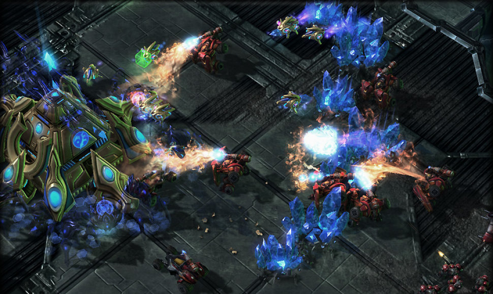 Žaidimo „StarCraft II: Heart of the Swarm“ kadras